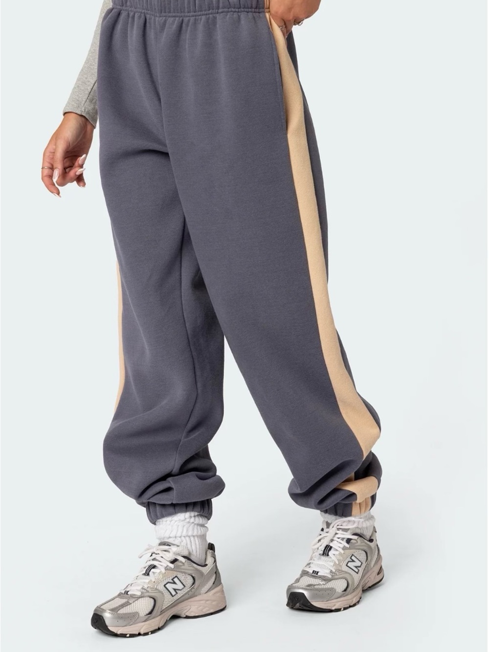EDIKTED Relaxed Jogger Sweatpants with Barcelona Logo